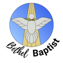 Bethel Logo of a dove in light with words Bethel Baptist below.
